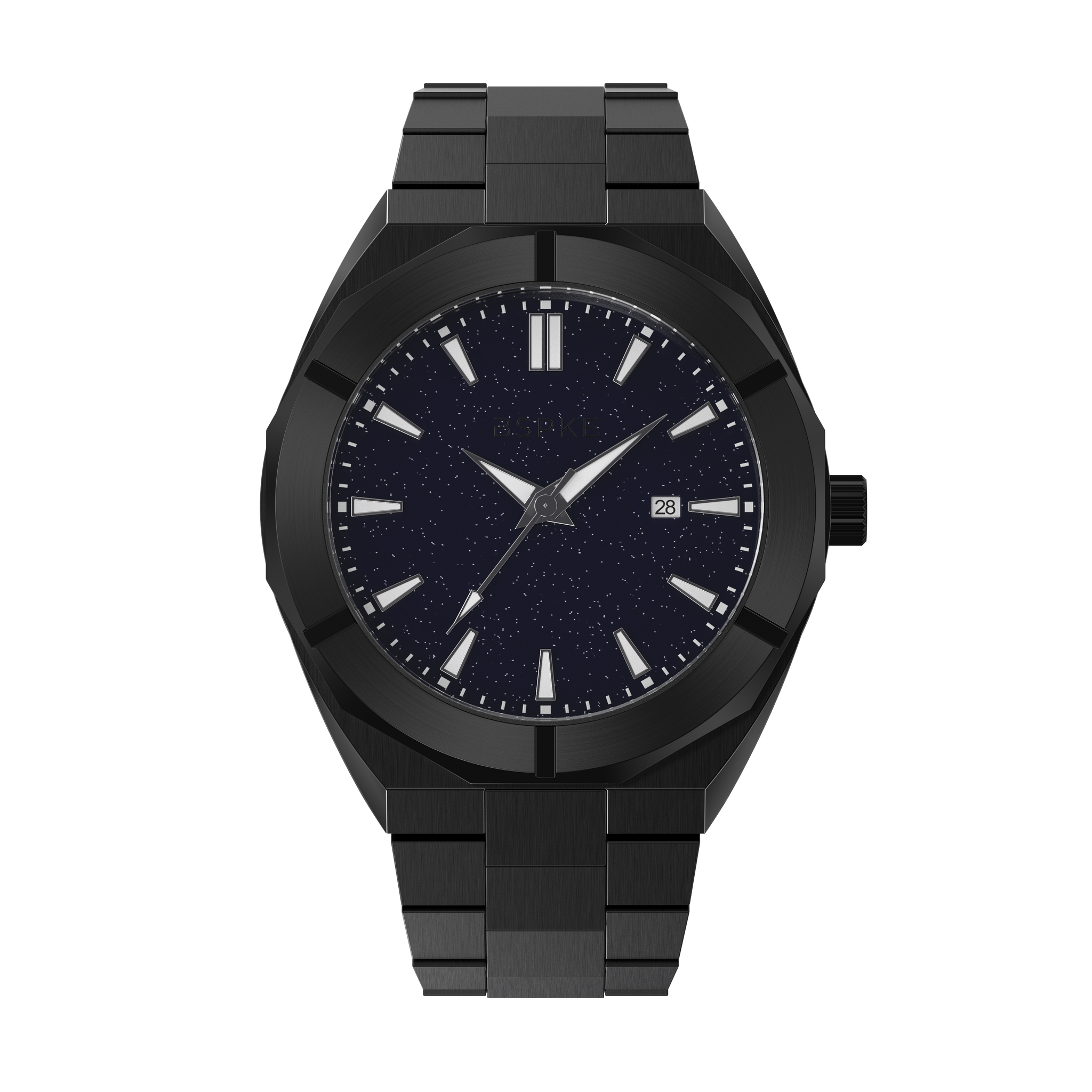 Black sales sapphire watch